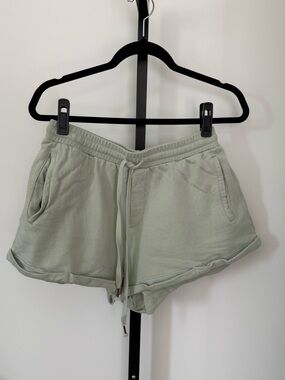 Young Fabulous & Broke Light Sage Drawstring Lounge Shorts
